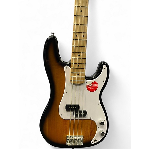 Used Squier Sonic Precision Bass 2 Color Sunburst Electric Bass Guitar