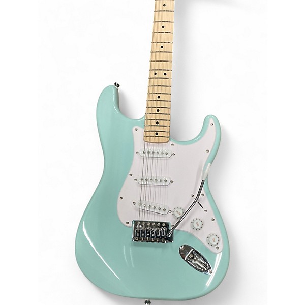 Used Squier SONIC STRATOCASTER SONIC BLUE Solid Body Electric Guitar