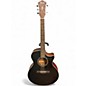 Used Ibanez AE140-WKH Black  Acoustic Electric Guitar thumbnail