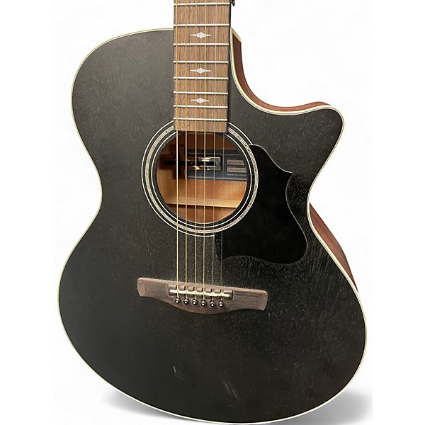 Used Ibanez AE140-WKH Black  Acoustic Electric Guitar