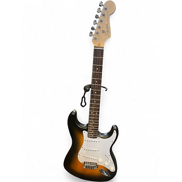 Used Squier Debut Collection Stratocaster 2 Color Sunburst Solid Body Electric Guitar