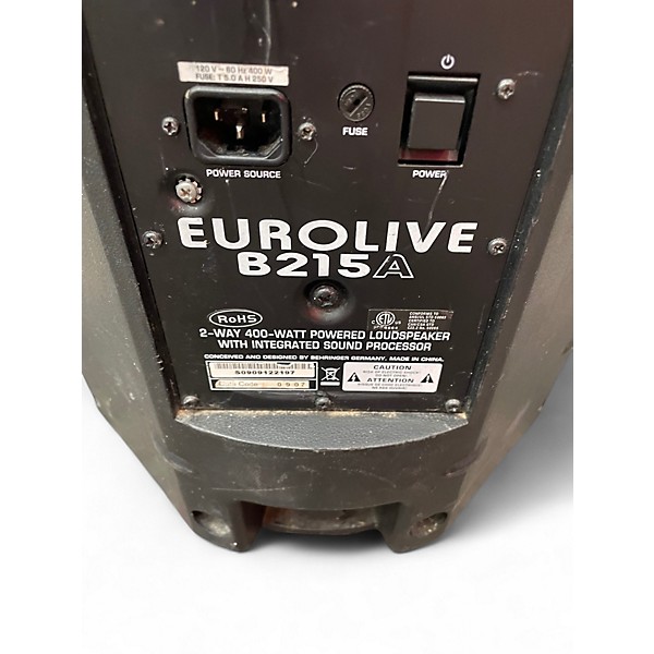 Used Behringer Eurolive B215A Powered Speaker