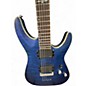Used Schecter Guitar Research C1 Platinum Blue Solid Body Electric Guitar