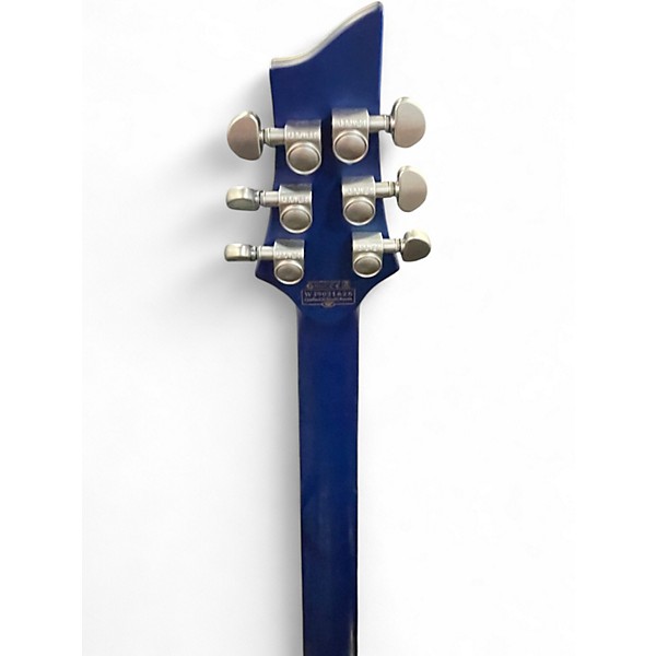 Used Schecter Guitar Research C1 Platinum Blue Solid Body Electric Guitar