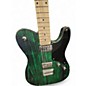 Used Harley Benton TE-90FLT GREEN BLAST Solid Body Electric Guitar