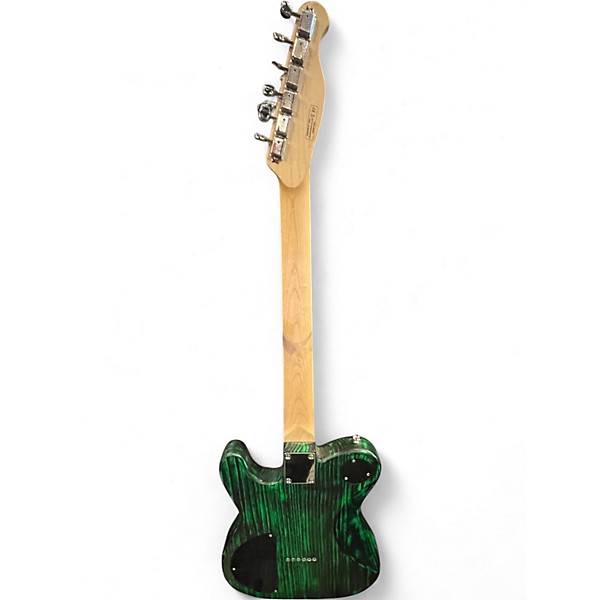 Used Harley Benton TE-90FLT GREEN BLAST Solid Body Electric Guitar