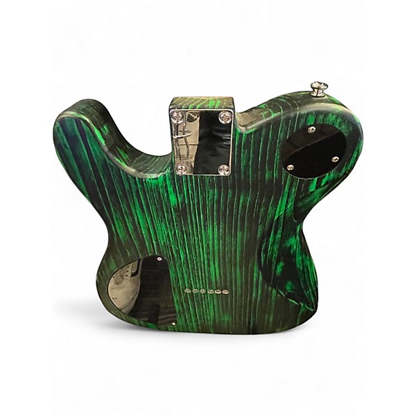 Used Harley Benton TE-90FLT GREEN BLAST Solid Body Electric Guitar
