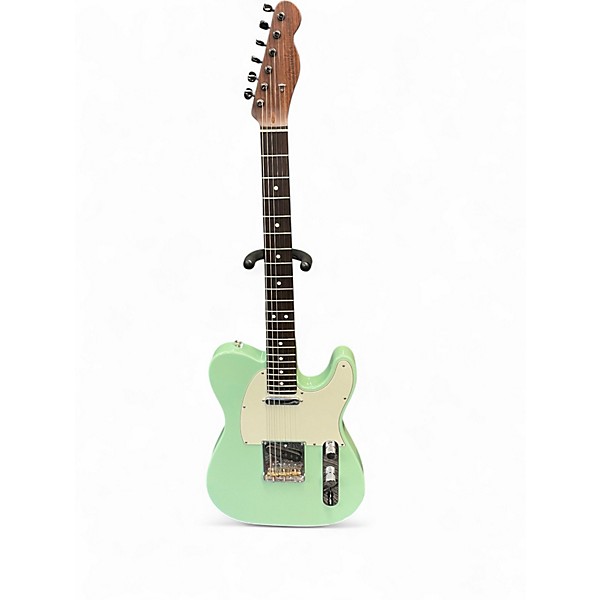 Used Fender American Pro II Telecaster Rosewood Neck Mystic Green Solid Body Electric Guitar