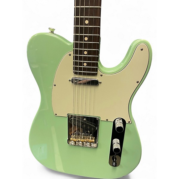 Used Fender American Pro II Telecaster Rosewood Neck Mystic Green Solid Body Electric Guitar