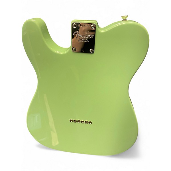 Used Fender American Pro II Telecaster Rosewood Neck Mystic Green Solid Body Electric Guitar