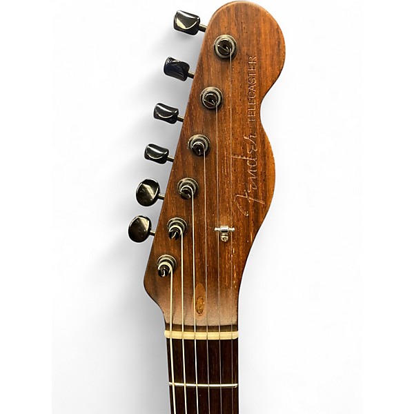 Used Fender American Pro II Telecaster Rosewood Neck Mystic Green Solid Body Electric Guitar