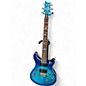 Used PRS SE Custom 24 Semi Hollow Piezo Trans Blue Burst Hollow Body Electric Guitar thumbnail