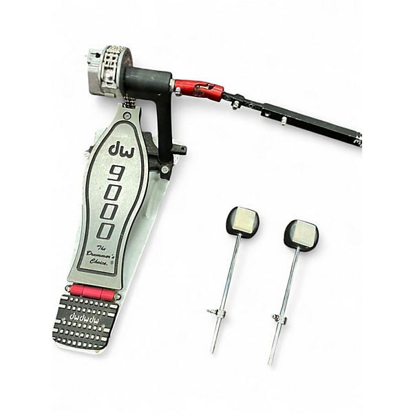 Used DW 9000 Series Double Double Bass Drum Pedal