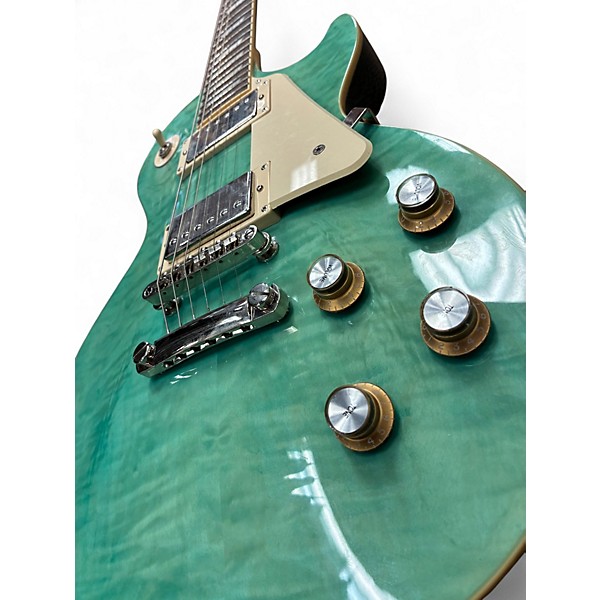Used Epiphone Les Paul Standard 60S QUILT Trans Blue Solid Body Electric Guitar