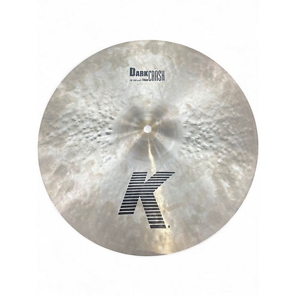 Used Zildjian 16in K Thin Dark Crash Cymbal