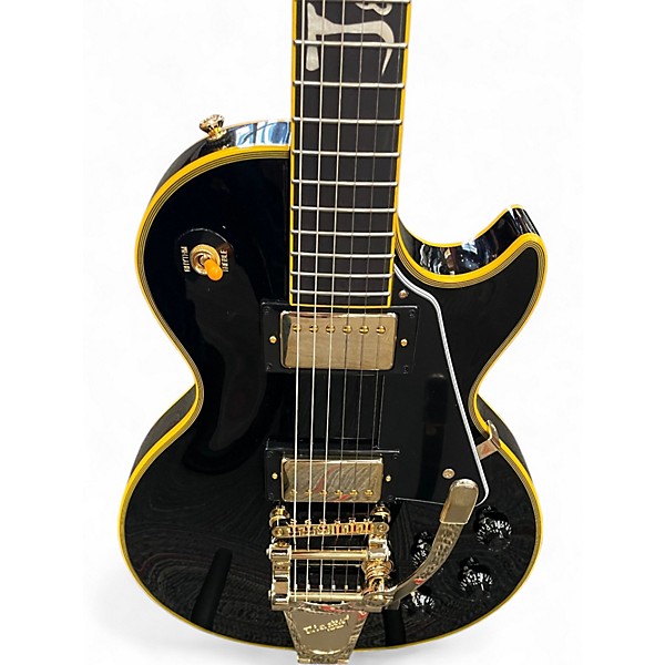 Used Epiphone joe bonamassa 1959 les paul custom Ebony Solid Body Electric Guitar
