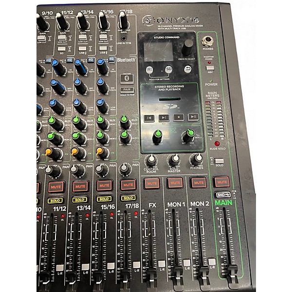 Used Mackie Onyx 16 Unpowered Mixer