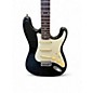 Vintage 1993 Samick Stratocaster Black Solid Body Electric Guitar