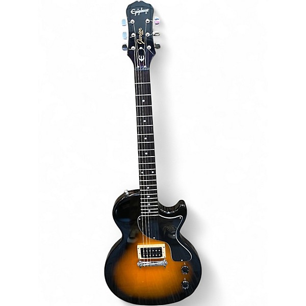 Used Epiphone Les Paul Junior Metallic Black Solid Body Electric Guitar