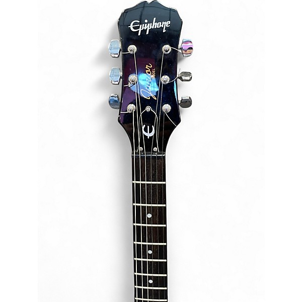 Used Epiphone Les Paul Junior Metallic Black Solid Body Electric Guitar