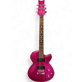 Used Daisy Rock Rock Candy Classic PINK SPARKLE Solid Body Electric Guitar