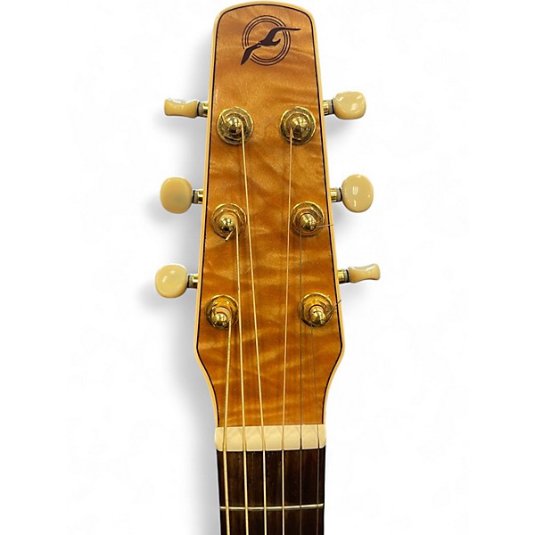 Used 2002 Seagull 20th Anniversaire S6 Spruce Flame Maple Acoustic Guitar