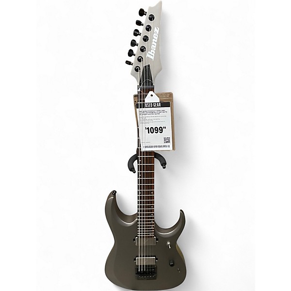 Used Ibanez RGD61ALET Axion Label Electric Guitar Metallic Grey Matte Solid Body Electric Guitar