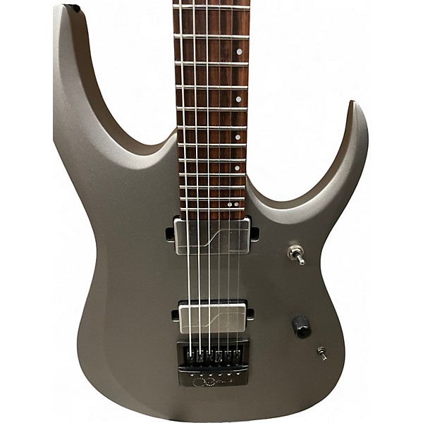 Used Ibanez RGD61ALET Axion Label Electric Guitar Metallic Grey Matte Solid Body Electric Guitar