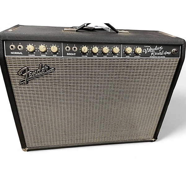 Used Fender Vibrolux Reverb 40W 2x10 Tube Guitar Combo Amp