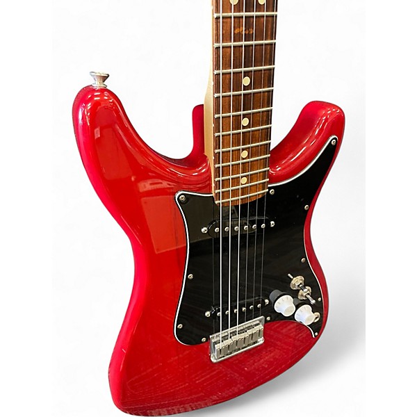 Used Fender Player Lead II Wine Red Solid Body Electric Guitar