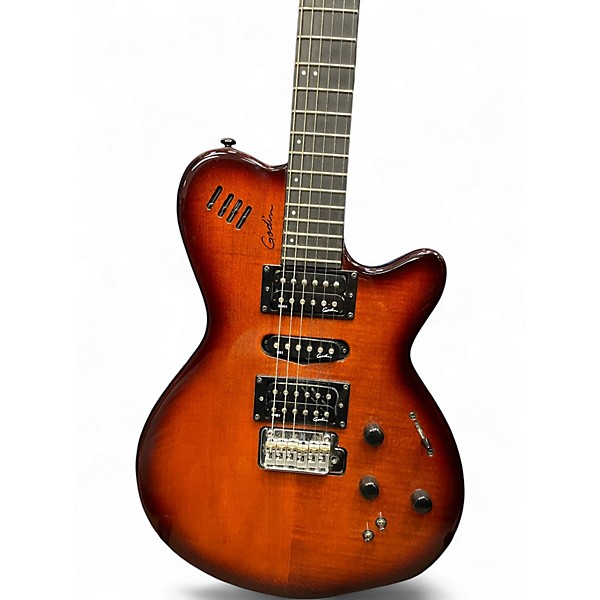 Used Godin XTSA Sunburst Solid Body Electric Guitar