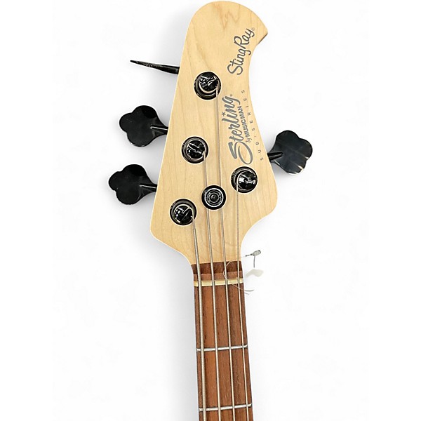 Used Sterling by Music Man S.U.B. StingRay RAY4HH Stealth Black Electric Bass Guitar