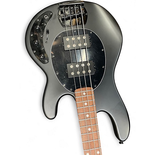 Used Sterling by Music Man S.U.B. StingRay RAY4HH Stealth Black Electric Bass Guitar