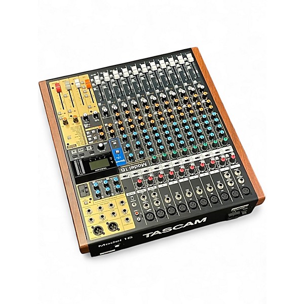 Used TASCAM Model 16 (Defective 2nd Channel) Powered Mixer