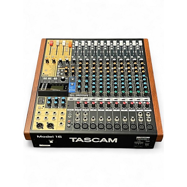 Used TASCAM Model 16 (Defective 2nd Channel) Powered Mixer