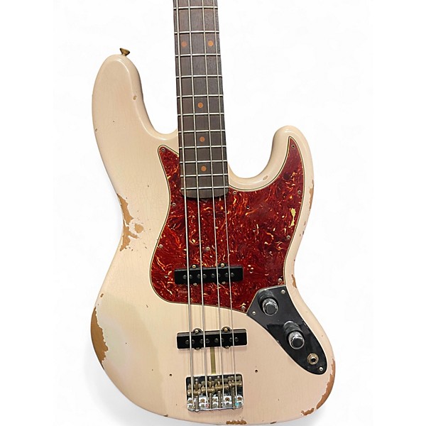 Used Fender JAZZ BASS CUSTOM SHOP HREL Shell Pink Electric Bass Guitar