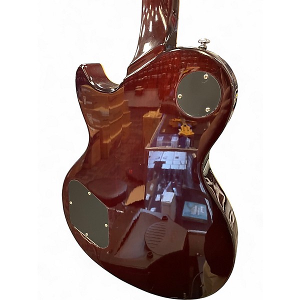 Used Harley Benton SC-550 II DELUXE FLAME MAPLE TOBACCO SUNBURST Solid Body Electric Guitar