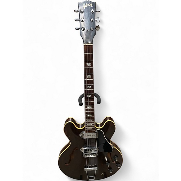 Vintage 1970s Gibson ES330TDW Walnut Hollow Body Electric Guitar