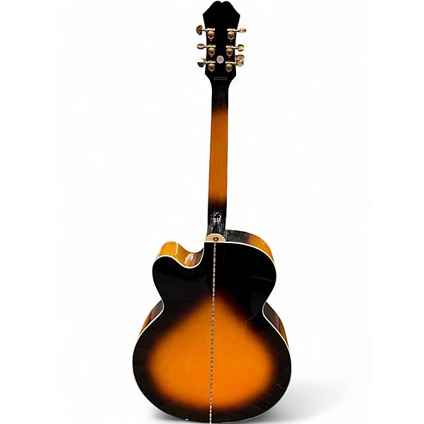 Used Epiphone J-200 STUDIO Vintage Sunburst Acoustic Electric Guitar