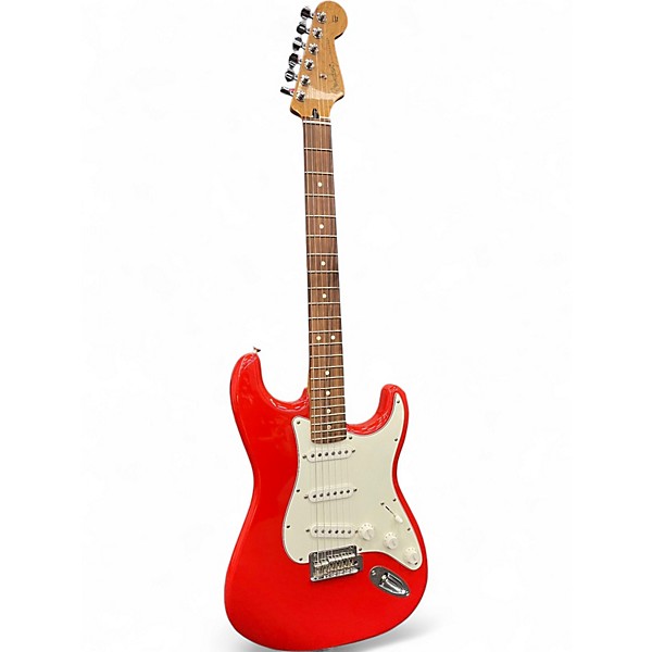 Used 2018 Fender Player Stratocaster SONIC RED Solid Body Electric Guitar