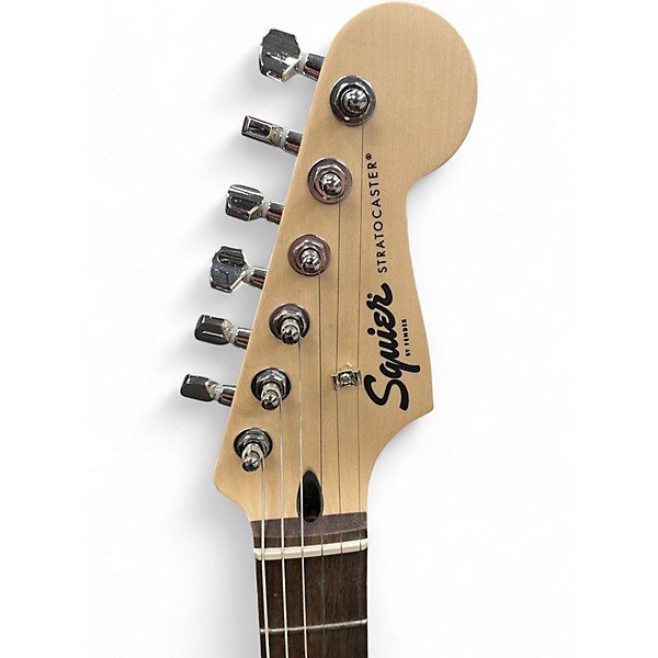 Used Squier SONIC STRATOCASTER White Solid Body Electric Guitar