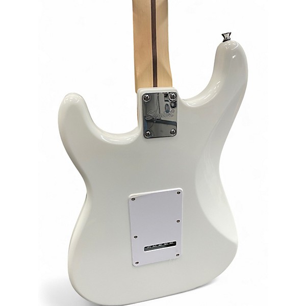 Used Squier SONIC STRATOCASTER White Solid Body Electric Guitar