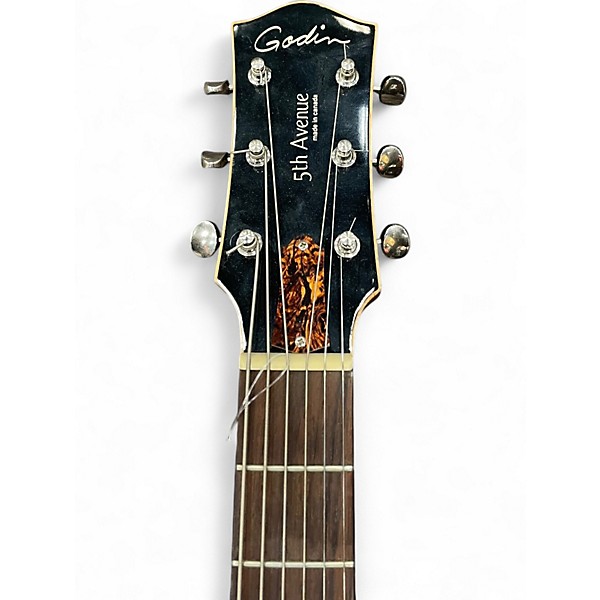 Used Godin 5th Avenue SG Cognac Burst Acoustic Guitar