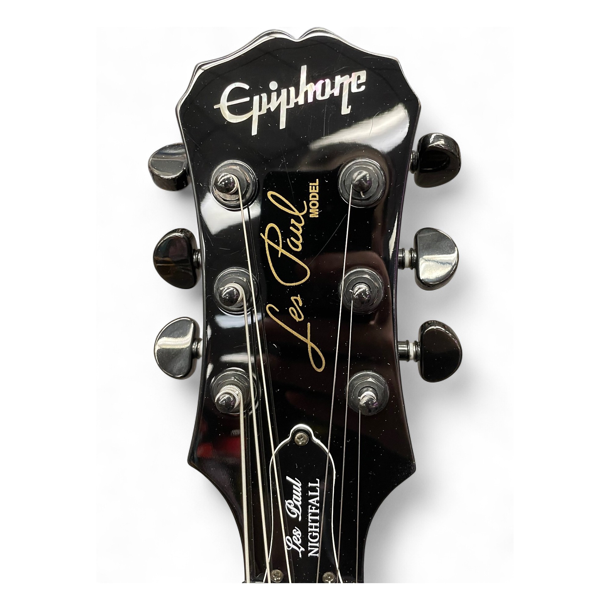 Used Epiphone Les Paul Nightfall Black Solid Body Electric Guitar