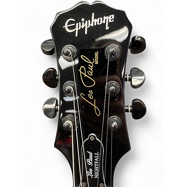 Used Epiphone Les Paul Nightfall Black Solid Body Electric Guitar
