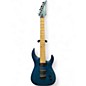 Used 2014 Legator NINJA NCS7 Turquoise Solid Body Electric Guitar thumbnail