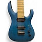 Used 2014 Legator NINJA NCS7 Turquoise Solid Body Electric Guitar