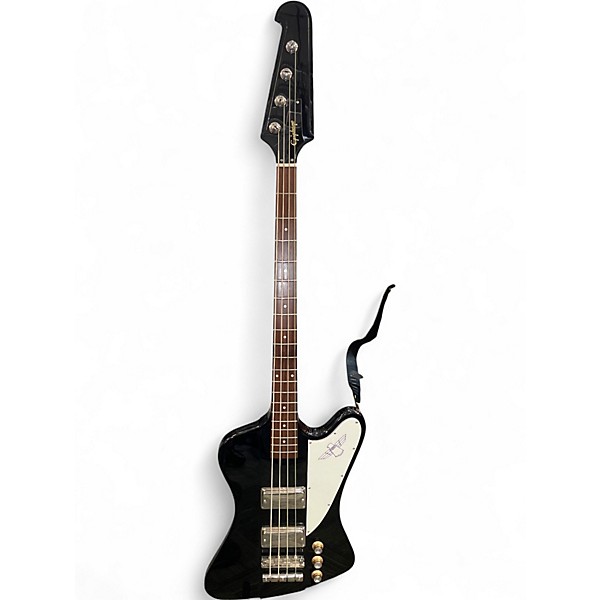Used Epiphone THUNDERBIRD 64 Black and White Electric Bass Guitar