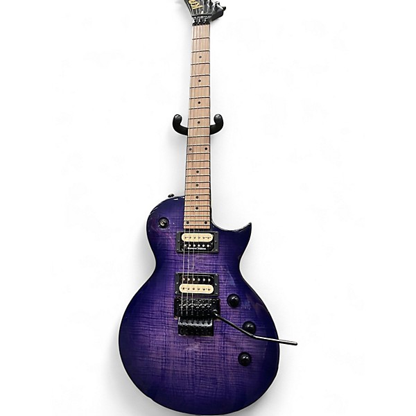 Used Kramer ASSAULT PLUS FR Trans Purple Burst Solid Body Electric Guitar