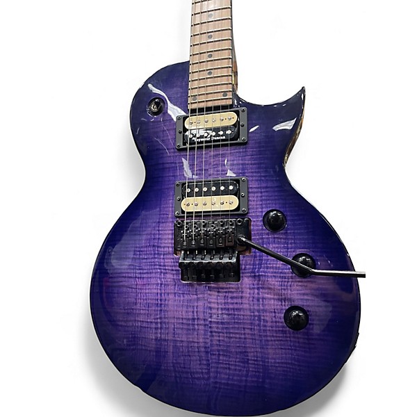 Used Kramer ASSAULT PLUS FR Trans Purple Burst Solid Body Electric Guitar